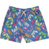 BCOOL 2 or 3-Pack Boys Swim Trunks, Kids Quick Dry Swimming Shorts with Liner – Solid/Printed Swimwear(Fishy)