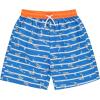 BCOOL 2 or 3-Pack Boys Swim Trunks, Kids Quick Dry Swimming Shorts with Liner – Solid/Printed Swimwear(Sharks Swim)