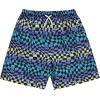 BCOOL 2 or 3-Pack Boys Swim Trunks, Kids Quick Dry Swimming Shorts with Liner – Solid/Printed Swimwear(Wave)
