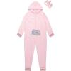 BTween Hooded Onesie PJs for Girls(Npink)