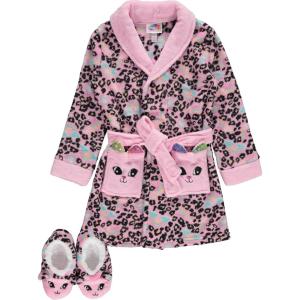 BTween Girls Unicorn Bathrobe Set Soft, Cozy, and Fun with Matching Slippers Perfect for Lounging(Rainb)