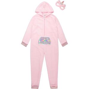 BTween Hooded Onesie PJs for Girls(Npink)