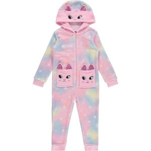 BTween Hooded Onesie PJs for Girls(Stars)