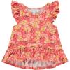 BTween 4 Pack Girls Tops, Tees Blouses Short Sleeve Tshirts, Ruffle Top and Off Shoulder Shirt Bundle(Npink)
