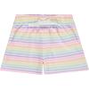 BTween 4-Pack Girls Shorts, Cotton French Terry Shorts for Girls, Kids Summer Clothing Peach