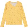BTween Girls 4 Pack Long Sleeve Fashion Ribbed Tops Cotton Blend, Fun Vibrant Designs