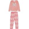 BTween Wooby Pajamas for Girls, Kids PJs with Plush Shirt Pants, Two Piece Animal Sleepwear Jammies, Unicorn or Fox Design