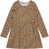 BTween Girls Long Sleeve Dresses, 3 Pack Soft Cotton Casual Dresses for Kids(Black)