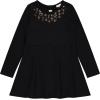 BTween Girls Long Sleeve Dresses, 3 Pack Soft Cotton Casual Dresses for Kids(Black)