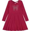 BTween Girls Long Sleeve Dresses, 3 Pack Soft Cotton Casual Dresses for Kids(Ceris)