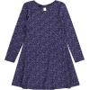 BTween Girls Long Sleeve Dresses, 3 Pack Soft Cotton Casual Dresses for Kids(Mauve)