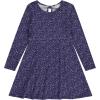 BTween Girls Long Sleeve Dresses, 3 Pack Soft Cotton Casual Dresses for Kids(Mauve)