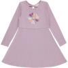 BTween Girls Long Sleeve Dresses, 3 Pack Soft Cotton Casual Dresses for Kids(Orchd)