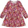 BTween Girls Long Sleeve Dresses, 3 Pack Soft Cotton Casual Dresses for Kids(Orchd)