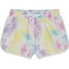 BTween Girls 4 Piece Active Performance Dolphin Shorts with Faux Drawstring, Sports Running Shorts for Kids(Blush)