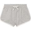 BTween Girls 4 Piece Active Performance Dolphin Shorts with Faux Drawstring, Sports Running Shorts for Kids(Ylwfl)