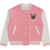 Girls Activewear Set Stylish, Comfortable Bomber jacket Pack of 4 with Jackets and Pants(Milk)
