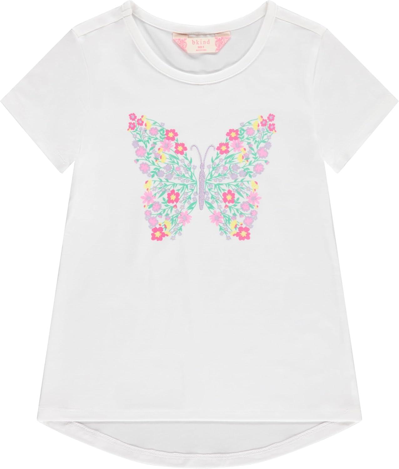 image:imageBTween Girls 4Piece Summer Tops  Fashionable Short Sleeve TShirt  Casual Daily Shirt for Kids  Assorted ColorsCloud
