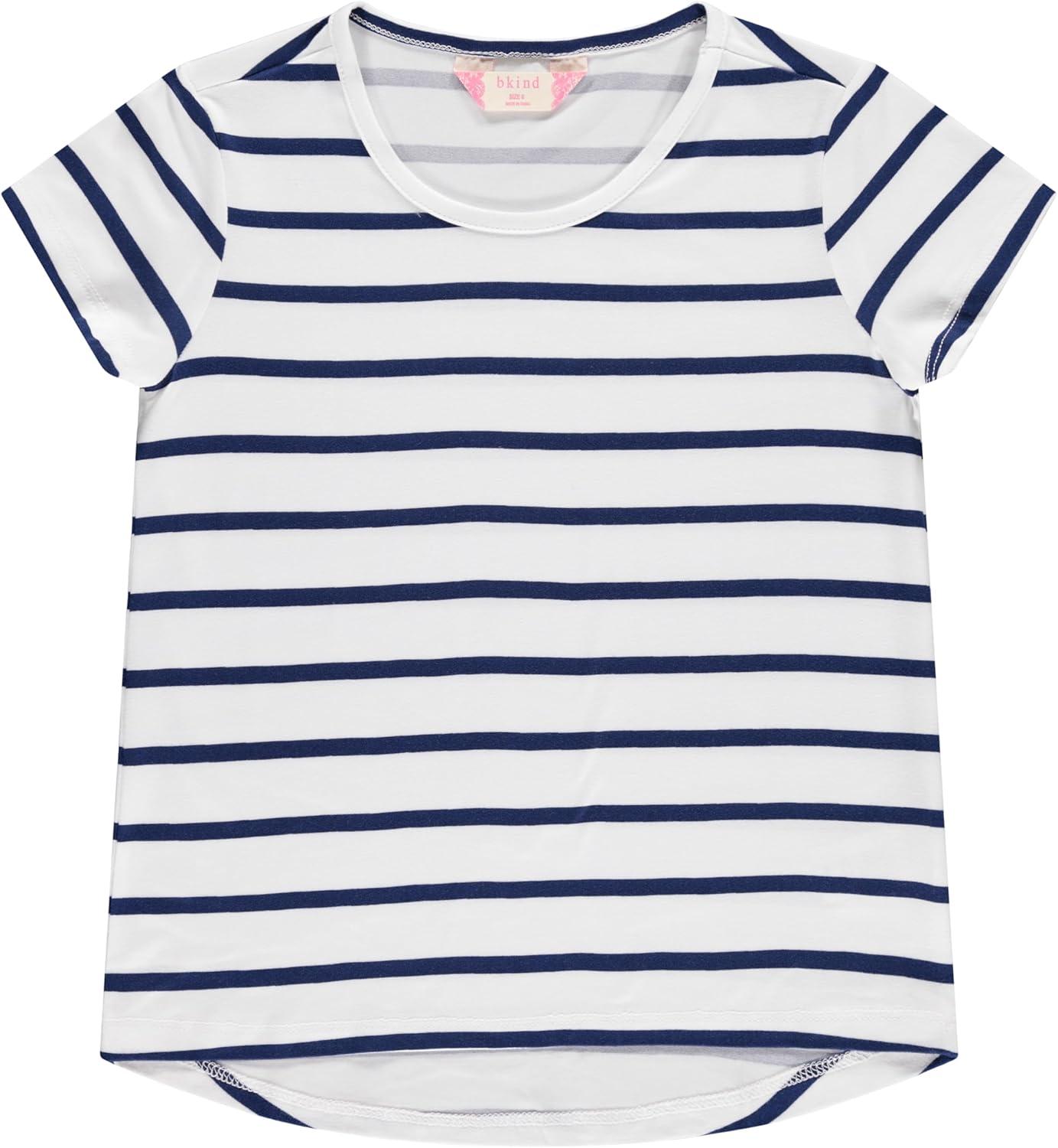 image:imageBTween Girls 4Piece Summer Tops  Fashionable Short Sleeve TShirt  Casual Daily Shirt for Kids  Assorted ColorsSmile