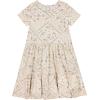 BTween Girls Dresses 3 Pack Short Sleeve Skater, Tiered & Ruffle Sleeve Dresses, Soft Brushed ITY Fabric(Green)