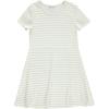 BTween Girls Dresses 3 Pack Short Sleeve Skater, Tiered & Ruffle Sleeve Dresses, Soft Brushed ITY Fabric(Green)