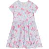 BTween Girls Dresses 3 Pack Short Sleeve Skater, Tiered & Ruffle Sleeve Dresses, Soft Brushed ITY Fabric(Sunsh)