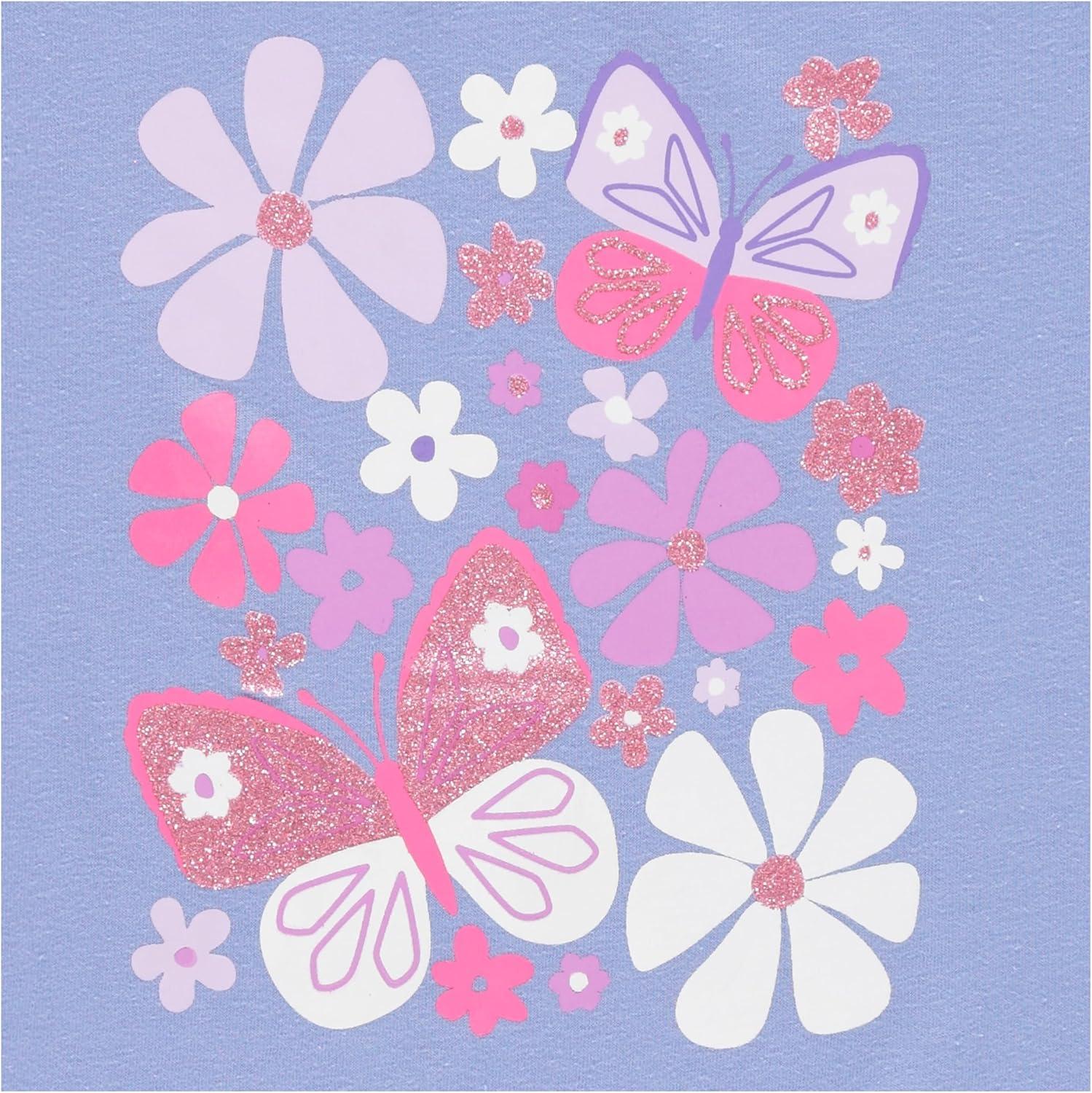 image:imageBTween Girls 4 Piece Tops Fashionable Short Sleeve TShirt Casual Daily Shirt for Kids Assorted ColorsBpink