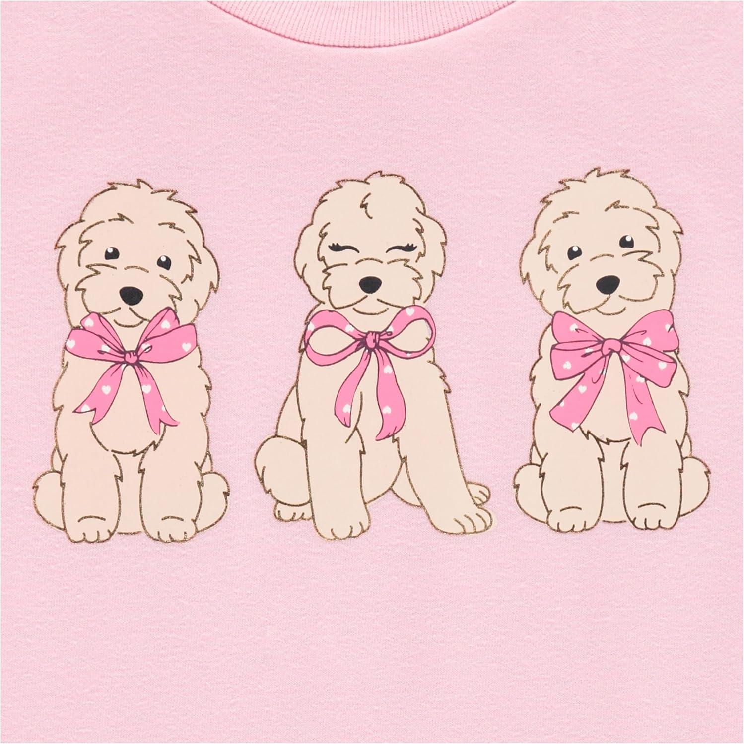image:imageBTween Girls 4 Piece Tops Fashionable Short Sleeve TShirt Casual Daily Shirt for Kids Assorted ColorsFairy