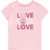 BTween Girls 4 Piece Tops Fashionable Short Sleeve T-Shirt Casual Daily Shirt for Kids Assorted Colors(Bpink)