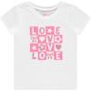 BTween Girls 4 Piece Tops Fashionable Short Sleeve T-Shirt Casual Daily Shirt for Kids Assorted Colors(Laven)