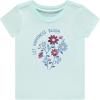 BTween Girls 4 Piece Tops Fashionable Short Sleeve T-Shirt Casual Daily Shirt for Kids Assorted Colors(Laven)