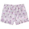 BTween Girls Satin Pajama Set 4 Pack, Short Sleeve Button-Down Sleepwear for Kids, Soft and Breathable Nightwear(Flowr)