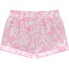 BTween Girls Satin Pajama Set 4 Pack, Short Sleeve Button-Down Sleepwear for Kids, Soft and Breathable Nightwear(Icrem)