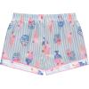 BTween Girls Satin Pajama Set 4 Pack, Short Sleeve Button-Down Sleepwear for Kids, Soft and Breathable Nightwear(Icrem)