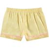BTween Girls Satin Pajama Set 4 Pack, Short Sleeve Button-Down Sleepwear for Kids, Soft and Breathable Nightwear(Daisy)