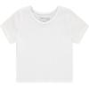 BTween Active Girls T-Shirts 3 Pack – Short Sleeve Ribbed Crewneck Tees, Soft Stretch Casual Everyday Tops for Girls(Sorbe)