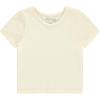 BTween Active Girls T-Shirts 3 Pack – Short Sleeve Ribbed Crewneck Tees, Soft Stretch Casual Everyday Tops for Girls(Sorbe)