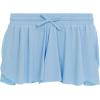 Girls 4 Pack Butterfly Shorts Lightweight Flowing Athletic Shorts with Elastic Waist Drawstring Sizes 4-16(Bloss)