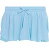 Girls 4 Pack Butterfly Shorts Lightweight Flowing Athletic Shorts with Elastic Waist Drawstring Sizes 4-16(Seren)