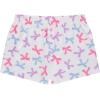 BTween Girls Pajama Set 4 Pack Short Sleeve Button-Down Sleepwear with Shorts, Soft Brushed ITY Fabric(Bows)
