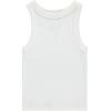 Girls 4 Pack Ribbed Tank Tops Sleeveless Cotton Blend Tees for Everyday Wear, Layering, or Summer Outfits (Sizes 4-14)(Laven)