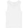 Girls 4 Pack Ribbed Tank Tops Sleeveless Cotton Blend Tees for Everyday Wear, Layering, or Summer Outfits (Sizes 4-14)(Rose)