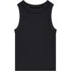 Girls 4 Pack Ribbed Tank Tops Sleeveless Cotton Blend Tees for Everyday Wear, Layering, or Summer Outfits (Sizes 4-14)(Rose)