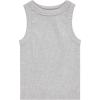 Girls 4 Pack Ribbed Tank Tops Sleeveless Cotton Blend Tees for Everyday Wear, Layering, or Summer Outfits (Sizes 4-14)(Yellow)