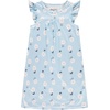 BTween Girls Nightgowns 3 Pack Soft Ruffle Sleeve Sleep Shirts, Brushed ITY Fabric, Floral & Heart Prints(Daisy)