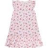 BTween Girls Nightgowns 3 Pack Soft Ruffle Sleeve Sleep Shirts, Brushed ITY Fabric, Floral & Heart Prints(Daisy)