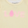 BTween Girls Nightgowns 3 Pack Soft Ruffle Sleeve Sleep Shirts, Brushed ITY Fabric, Floral & Heart Prints(Yello)