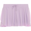 Girls 4 Pack Butterfly Shorts Lightweight Flowing Athletic Shorts with Elastic Waist Drawstring Sizes 4-16(Lilac)