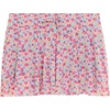 Girls 4 Pack Butterfly Shorts Lightweight Flowing Athletic Shorts with Elastic Waist Drawstring Sizes 4-16(Lilac)