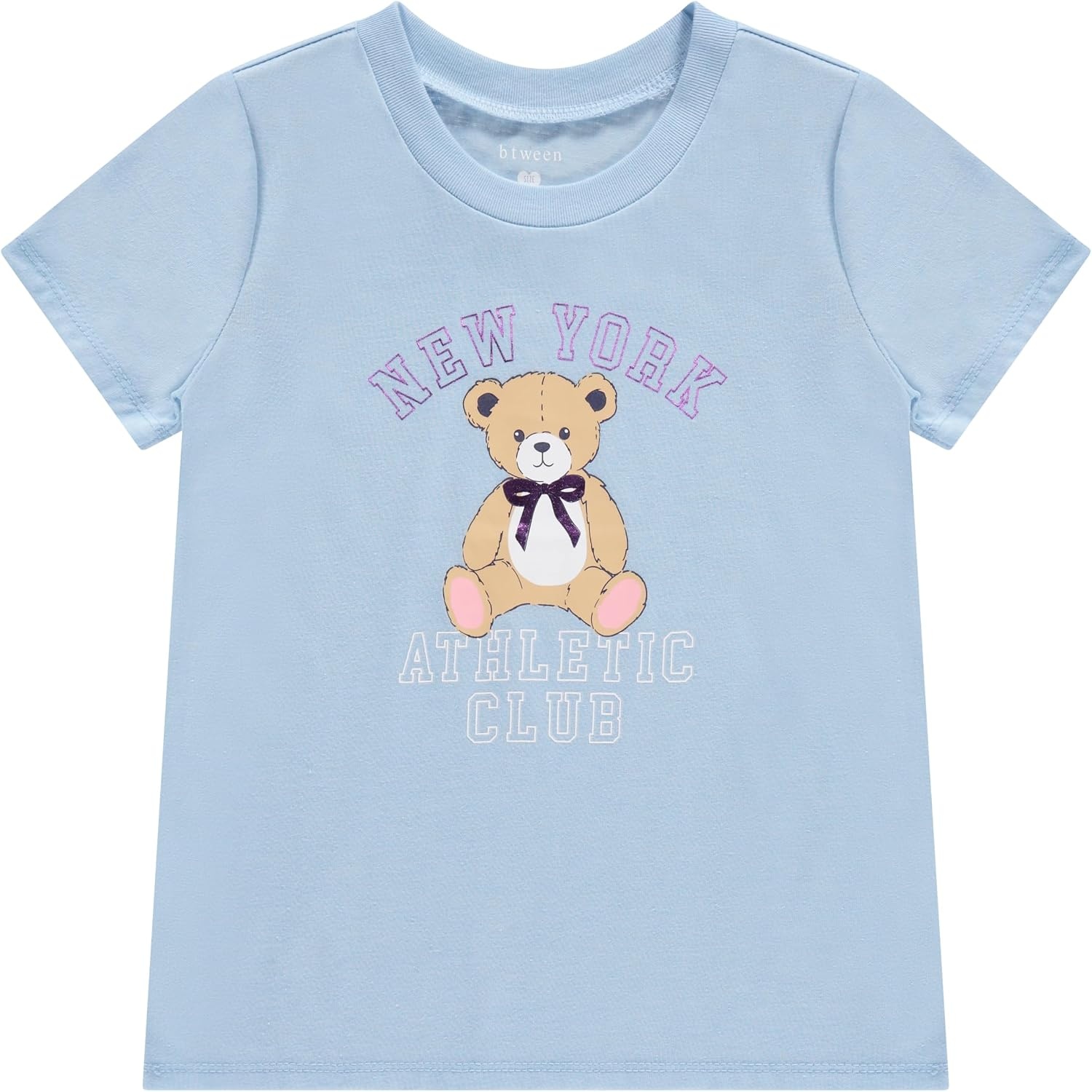 image:imageBTween Girls 4 Piece Tops Fashionable Short Sleeve TShirt Casual Daily Shirt for Kids Assorted ColorsJetst